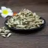 Astragalus root single slice close-up