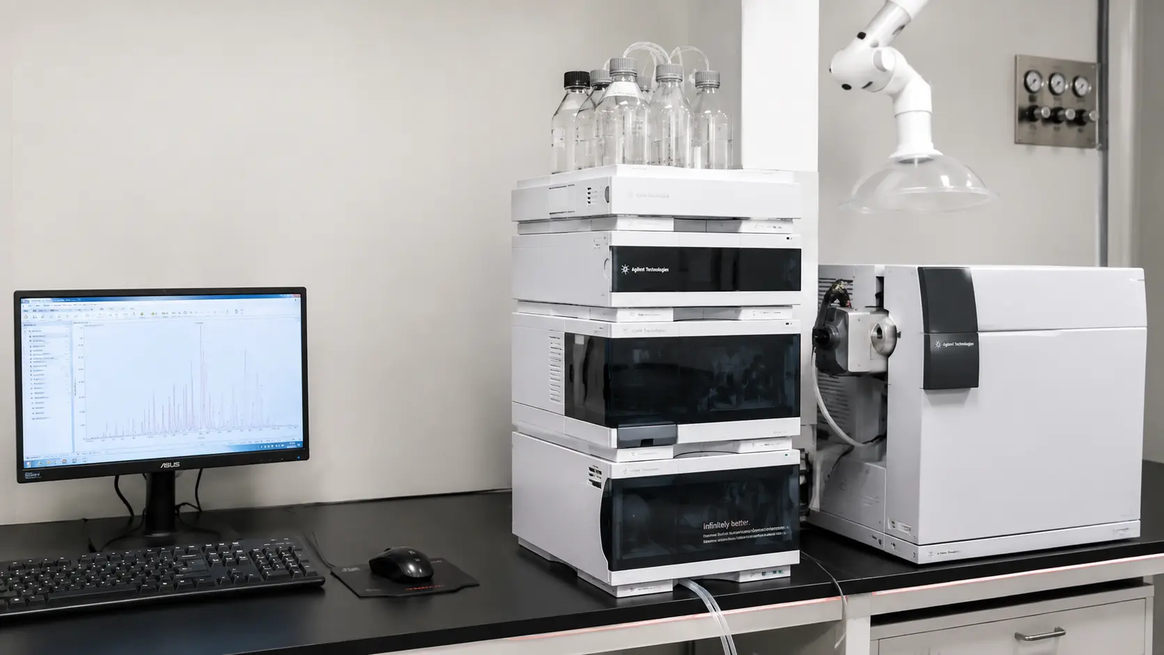 chinese herbs testing laboratory equipment interior Gansu