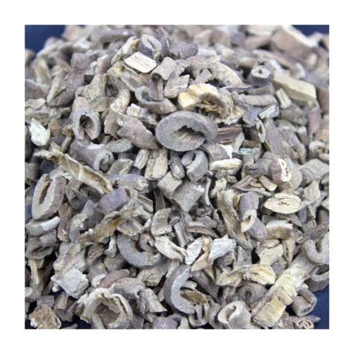 Dried acanthopanax root bark herbal material