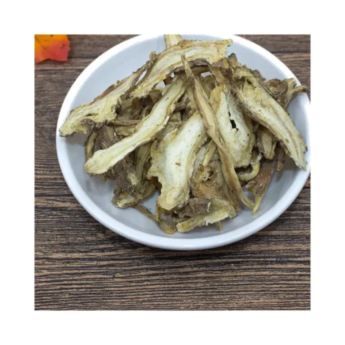 Angelica root slices showing its natural form