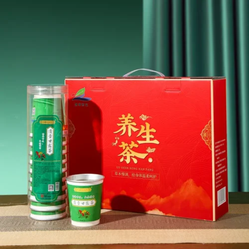 Main product image of barley cassia seed monk fruit herbal tea in cup