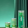 Barley cassia seed monk fruit herbal tea in cup product display