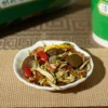 Barley cassia seed monk fruit herbal tea in cup package display