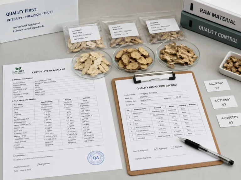 Certificate of Analysis Chinese Herbs COA Guide