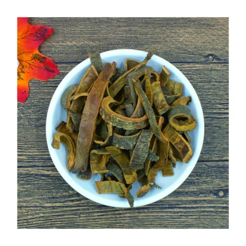 Cinnamon bark showing its natural form