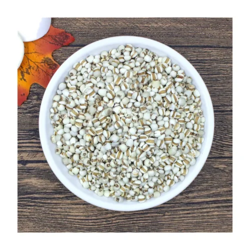 Clear view of coix seed