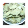 Close-up detail of dried ginger rhizome slices