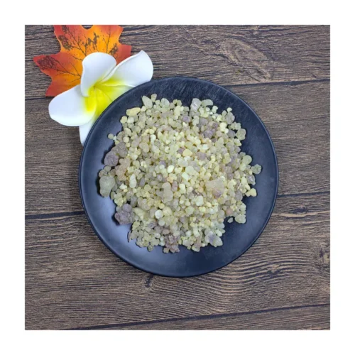 Frankincense resin showing its natural form