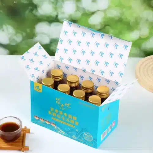 Package contents of ganmai ben postbiotic fermented drink