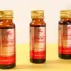 Gastrodia elata postbiotic fermented drink bottle detail