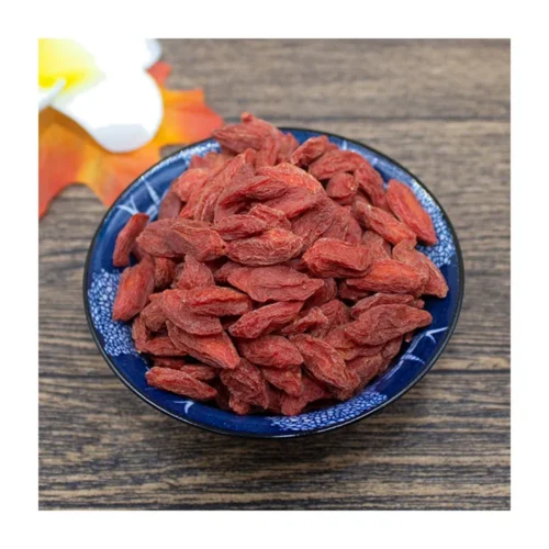 Close-up detail of goji berry