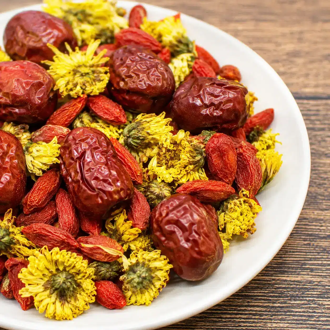 Goji berries chrysanthemum jujube blend base ingredients