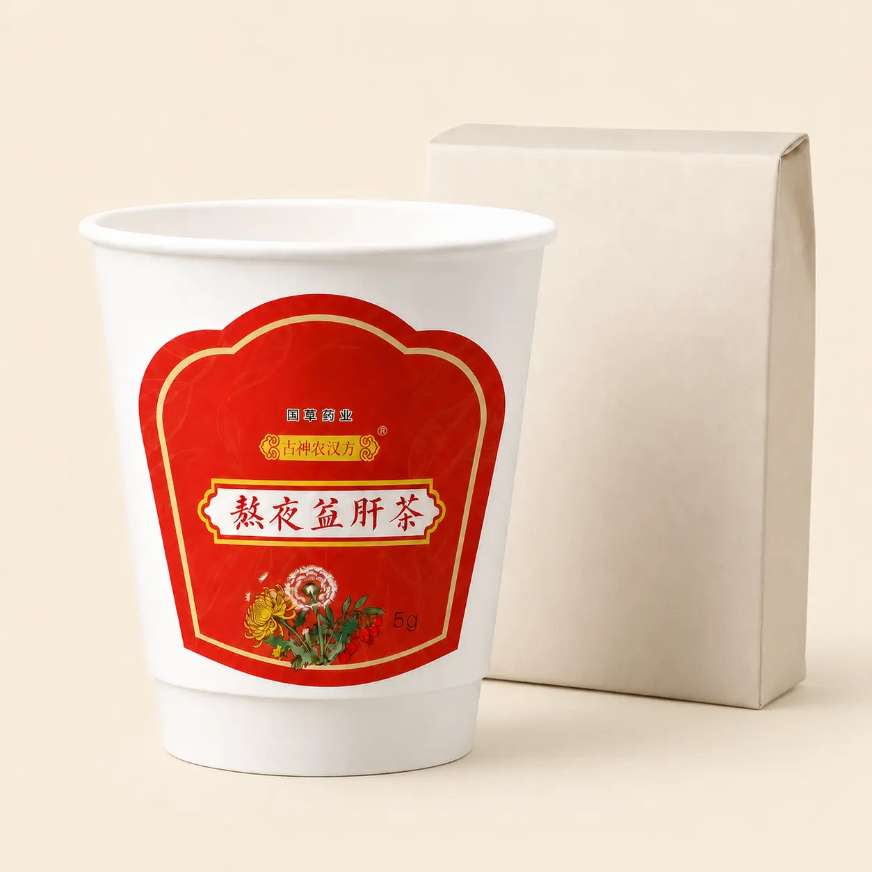 herbal tea-in-cup product