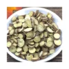 Close-up detail of licorice root slices
