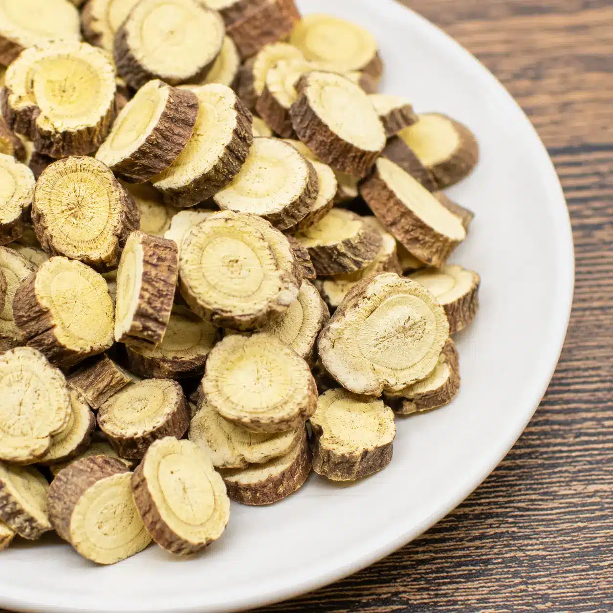 Licorice root Gan Cao slices cut for tea bag use