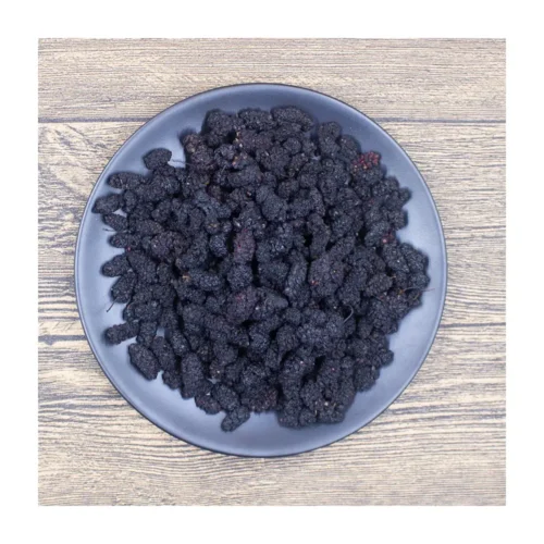 Clear view of mulberry fruit