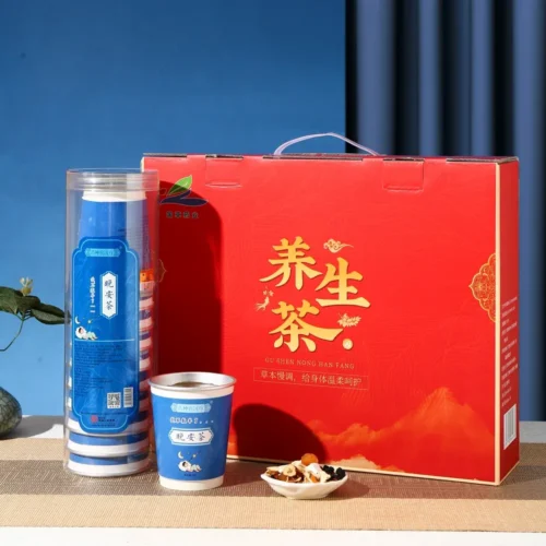 Main product image of mulberry red date longan herbal tea in cup