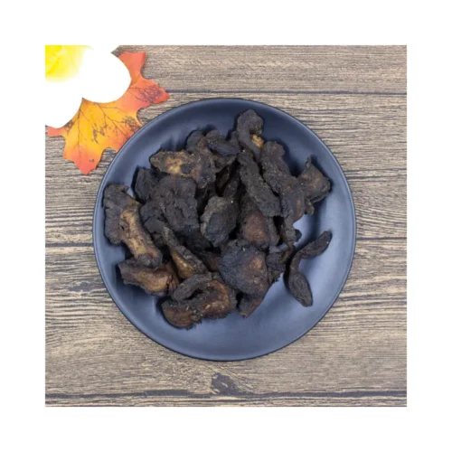 Clear view of rehmannia root slices