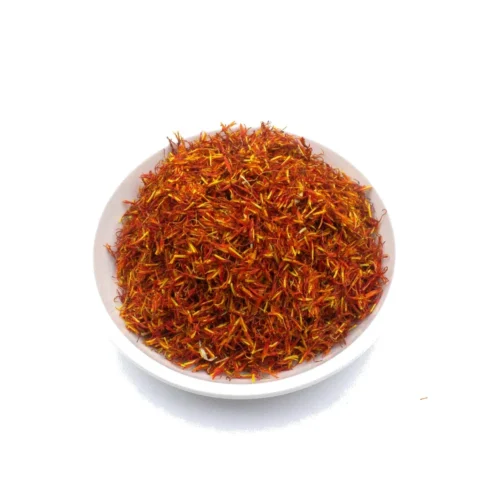 Close-up detail of safflower