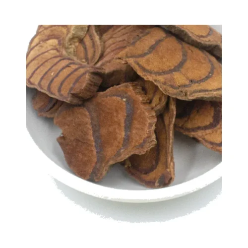 Spatholobus stem slices showing its natural form