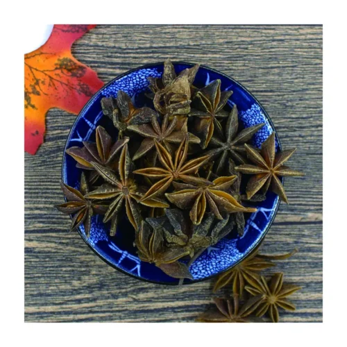 Close-up detail of star anise