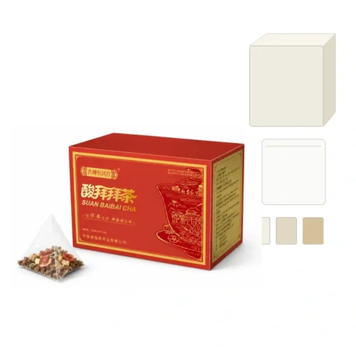 Custom packaging for suan baibai herbal tea bags