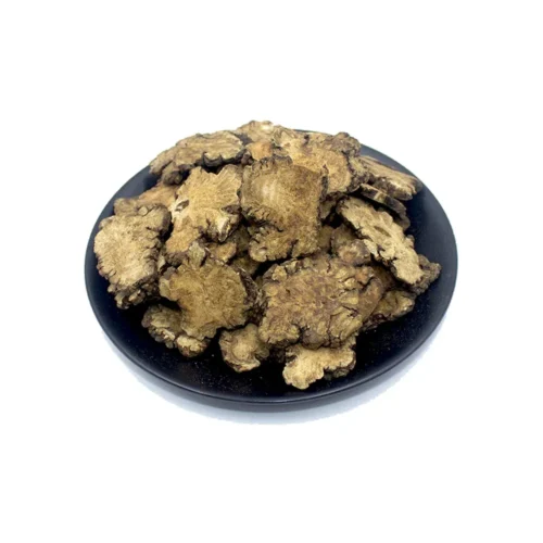 Overview of szechuan lovage rhizome slices