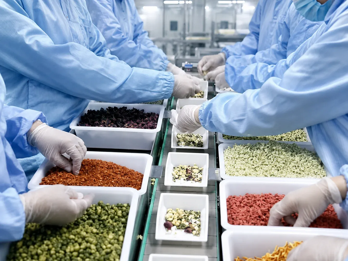 Existing herbal tea reference sample reviewed for a private label project
