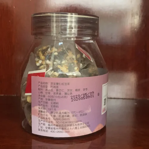 Gorgon Fruit Coix Seed Adzuki Bean Herbal Tea Bags