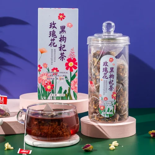 Rose Black Goji Red Date Herbal Tea Bags – Aile Herb