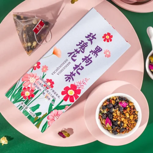 Rose Black Goji Red Date Herbal Tea Bags