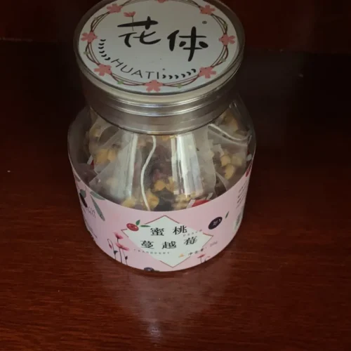 Peach Cranberry Fruit Herbal Tea Bags