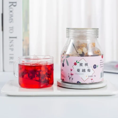 Peach Cranberry Fruit Herbal Tea Bags