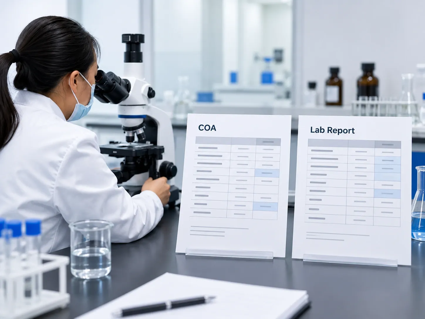 Herbal sample quantity lab testing