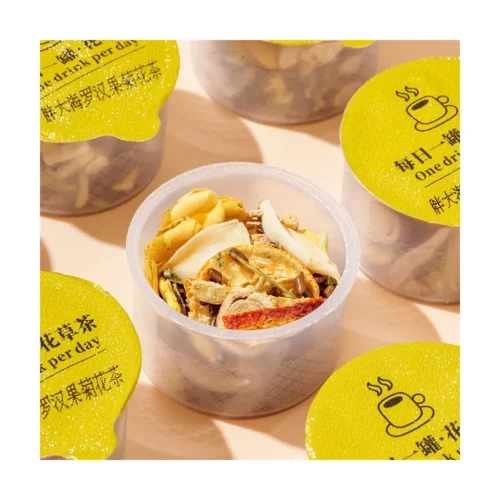 Malva Nut Monk Fruit Chrysanthemum Herbal Tea Mini Cans