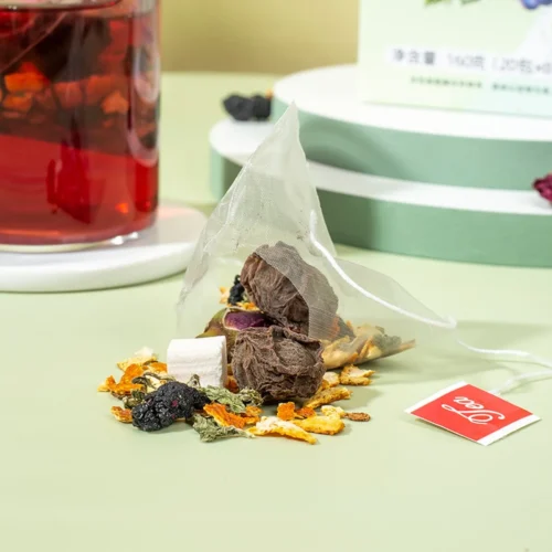 Mint Tangerine Peel Smoked Plum Herbal Tea Bags