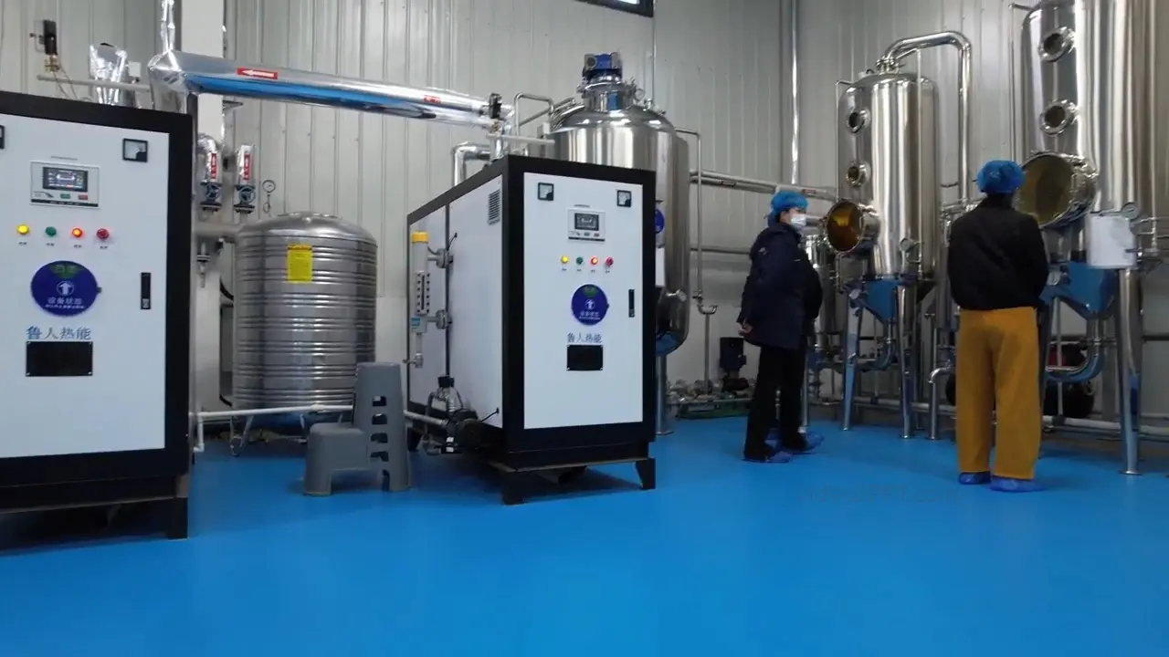 Overview of Chinese herb processing steps including sorting, cutting, and drying equipment